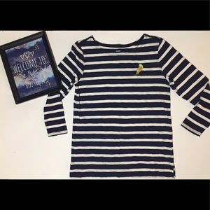 NEWOld Navy Nautical Top Size Medium Navy Striped